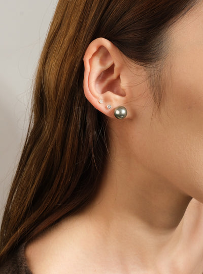 Tahitian Pearl Earrings TE18K3