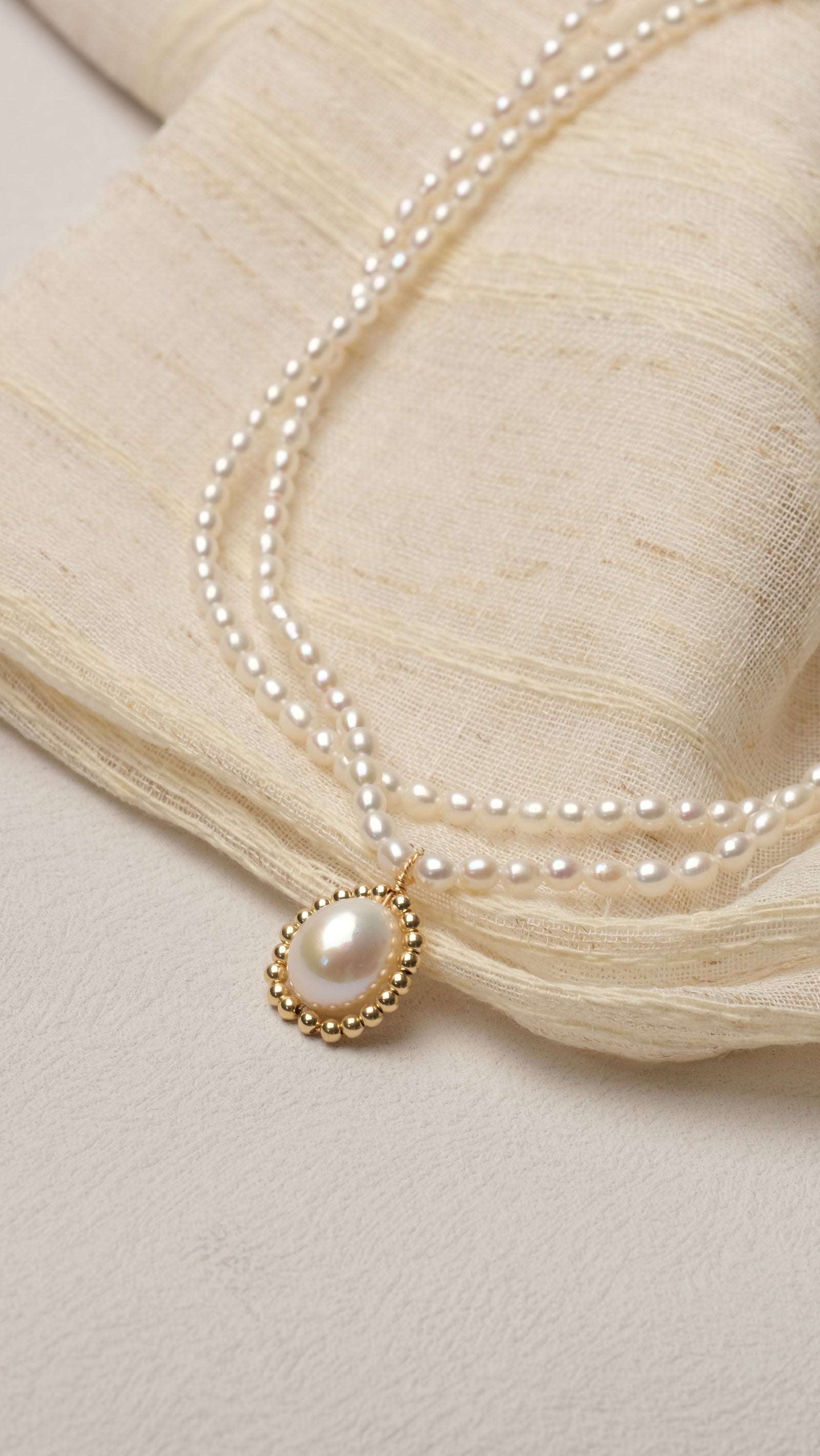 Freshwater Pearl Necklace FN14KGF80