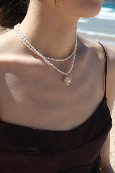 Freshwater Pearl Necklace FN14KGF80
