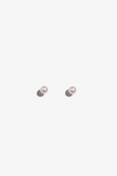 4mm-9mm Round Freshwater Pearl Earring FE18K7