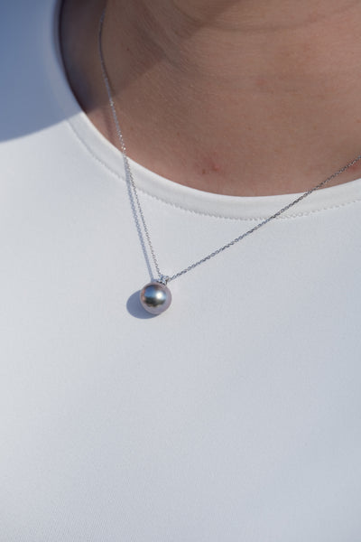 Tahitian Pearl Pendant TP18KD6