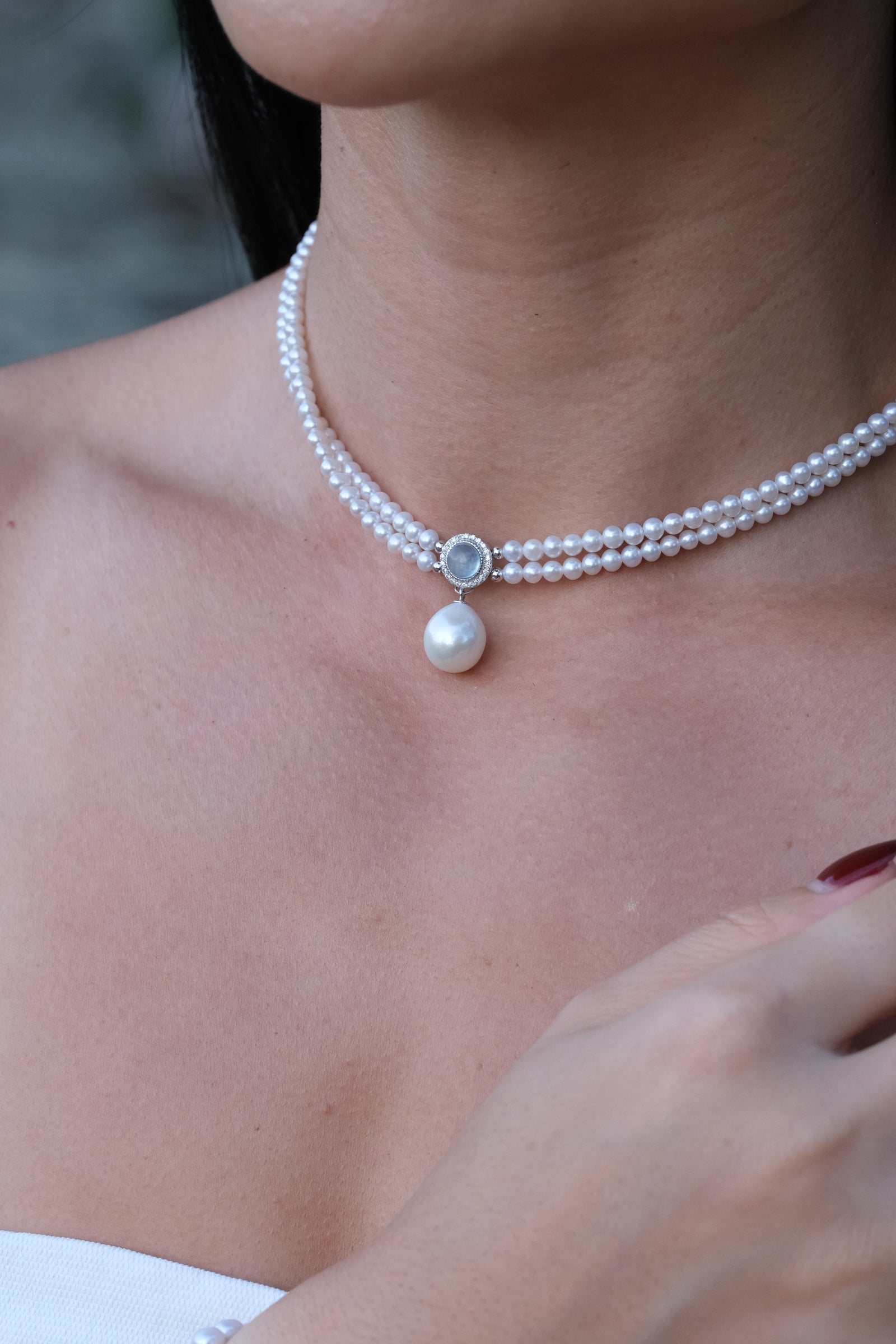 Iris- Freshwater Pearl Necklace FNS61