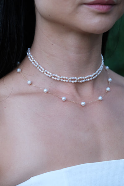 Freshwater Pearl Necklace FN14KGF71