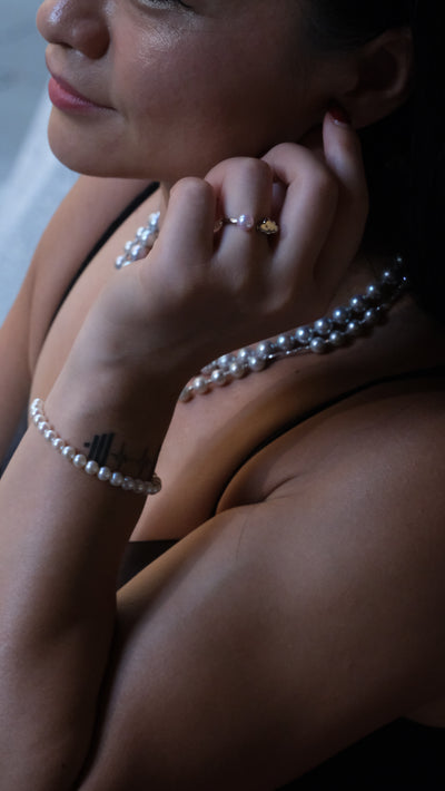 Akoya Pearl Ring ARS7