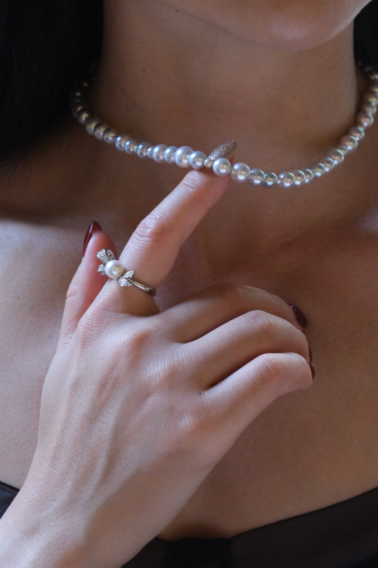 Akoya Pearl Ring ARS13