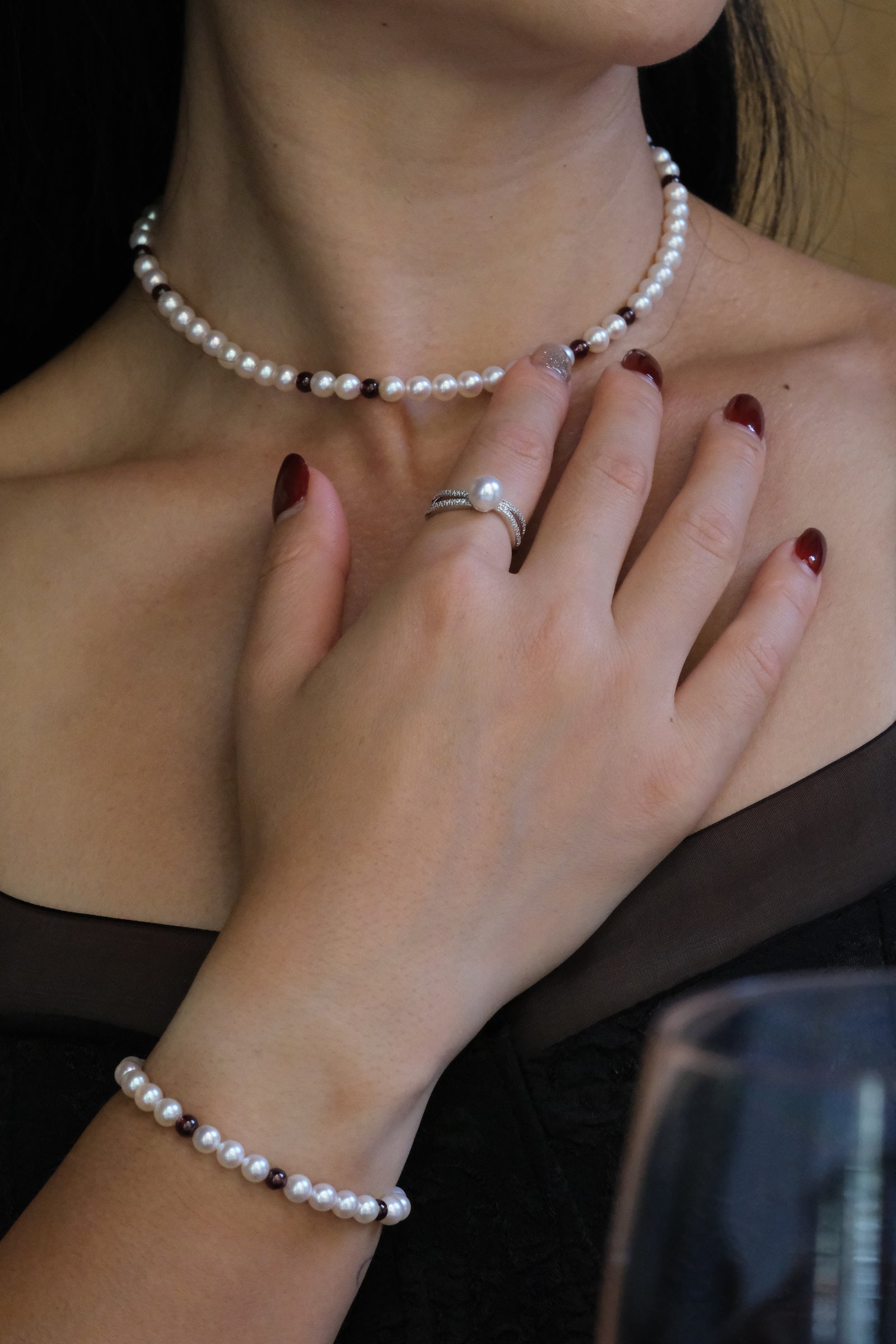 Akoya Pearl Ring ARS12