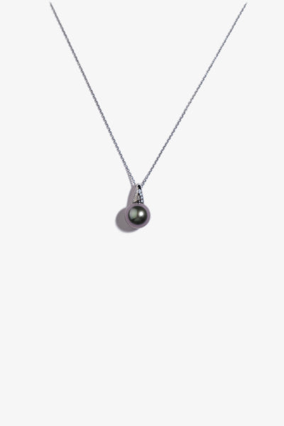 Tahitian Pearl Pendant TP18KD8