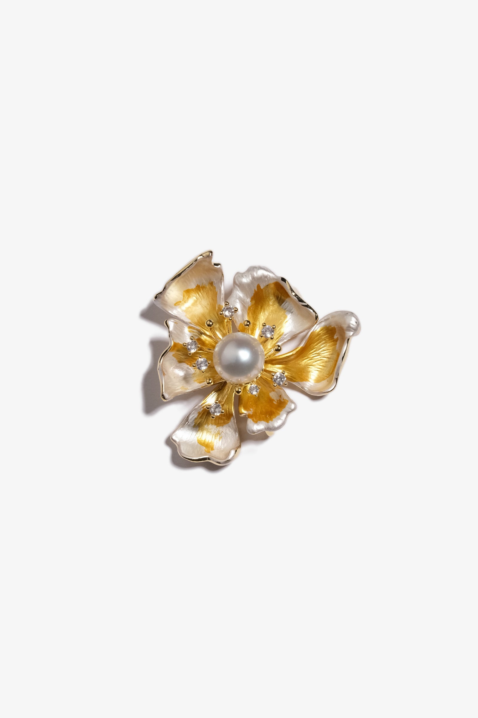 Australian South Sea Pearl Brooch SH18KGP12
