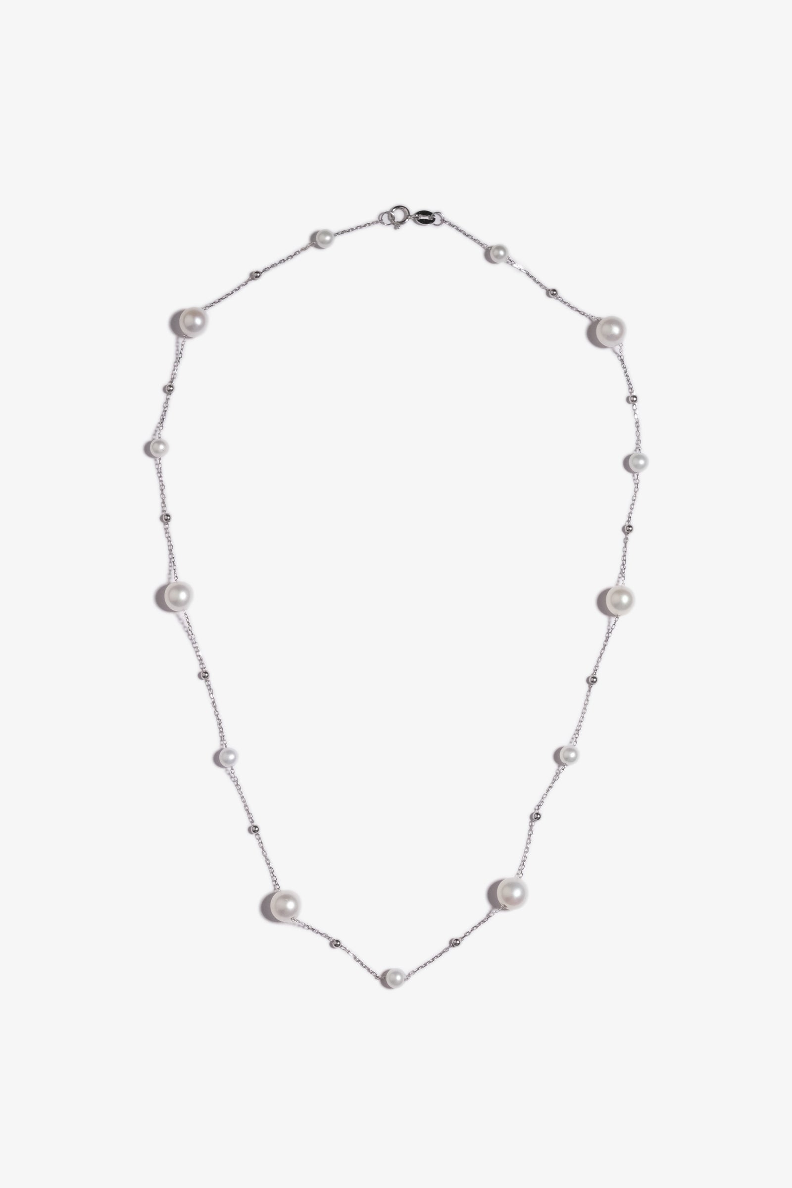 Freshwater Pearl Necklace With 18K Gold FN18K9