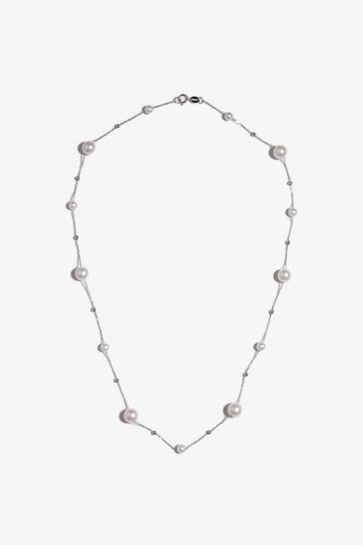 Freshwater Pearl Necklace With 18K Gold FN18K9