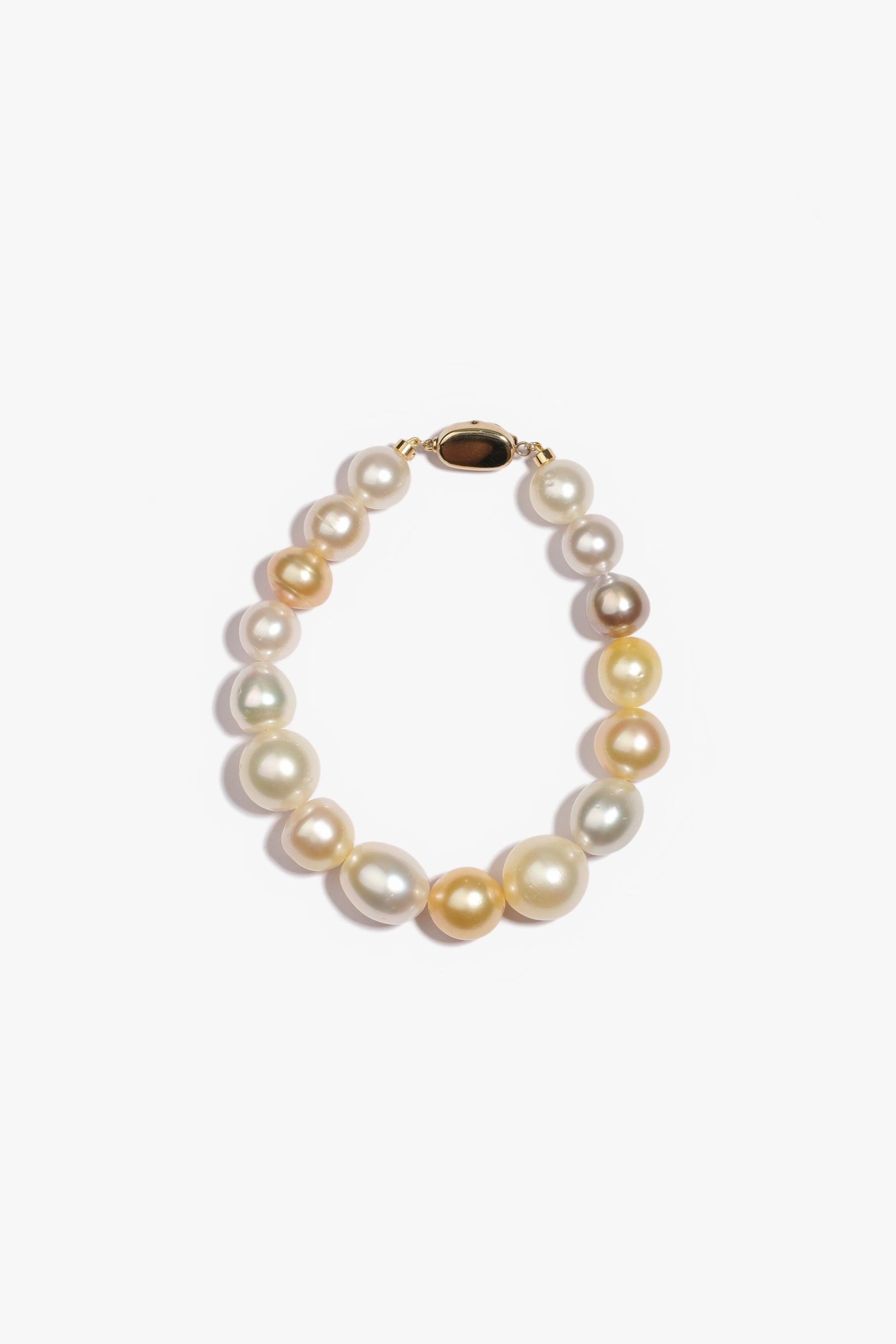 Golden South Sea Pearl Bracelet GSPB9K1
