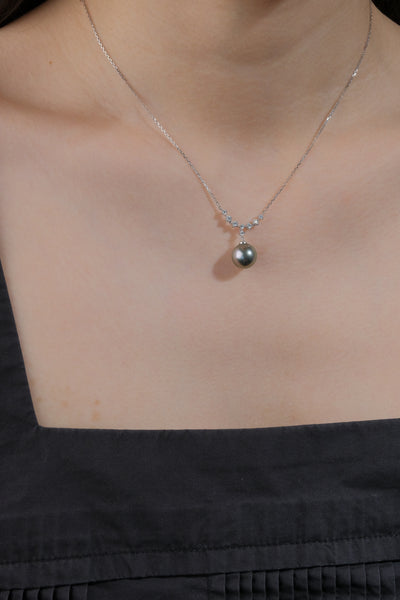 Tahitian Pearl Pendant TP18KD12