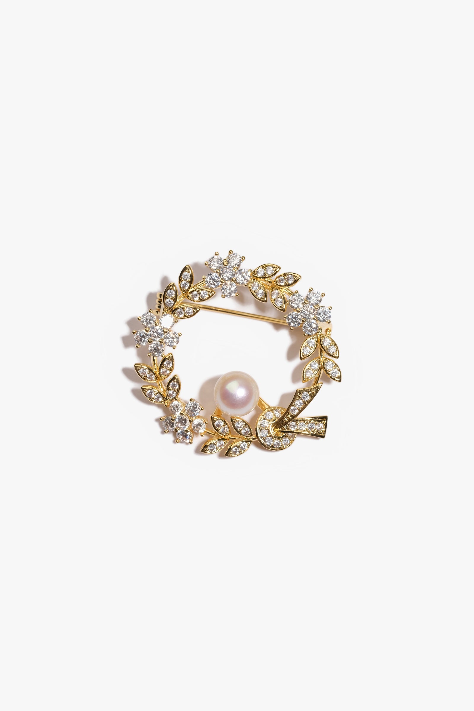 Akoya Pearl Brooch AH18KGP2