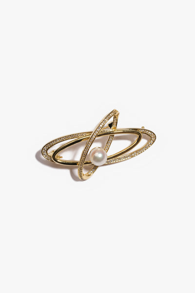 Akoya Pearl Brooch AH18KGP3