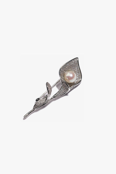 Akoya Pearl Brooch AH18KGP4