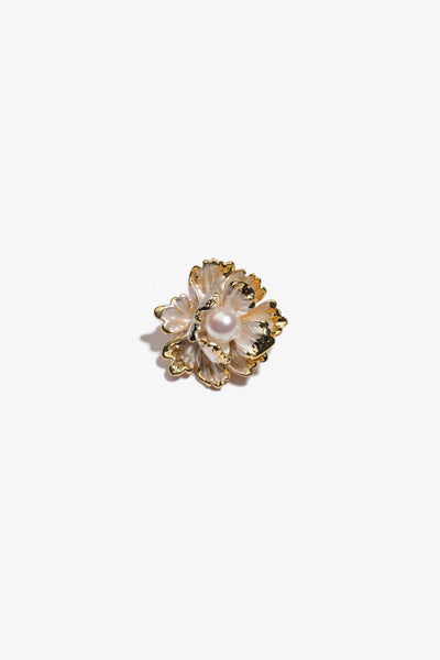 Akoya Pearl Brooch AH18KGP6