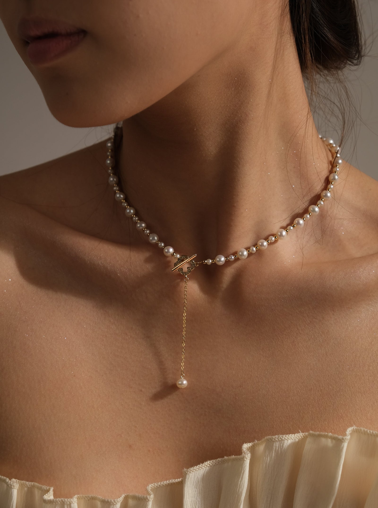 Freshwater Pearl Necklace FN14KGF67