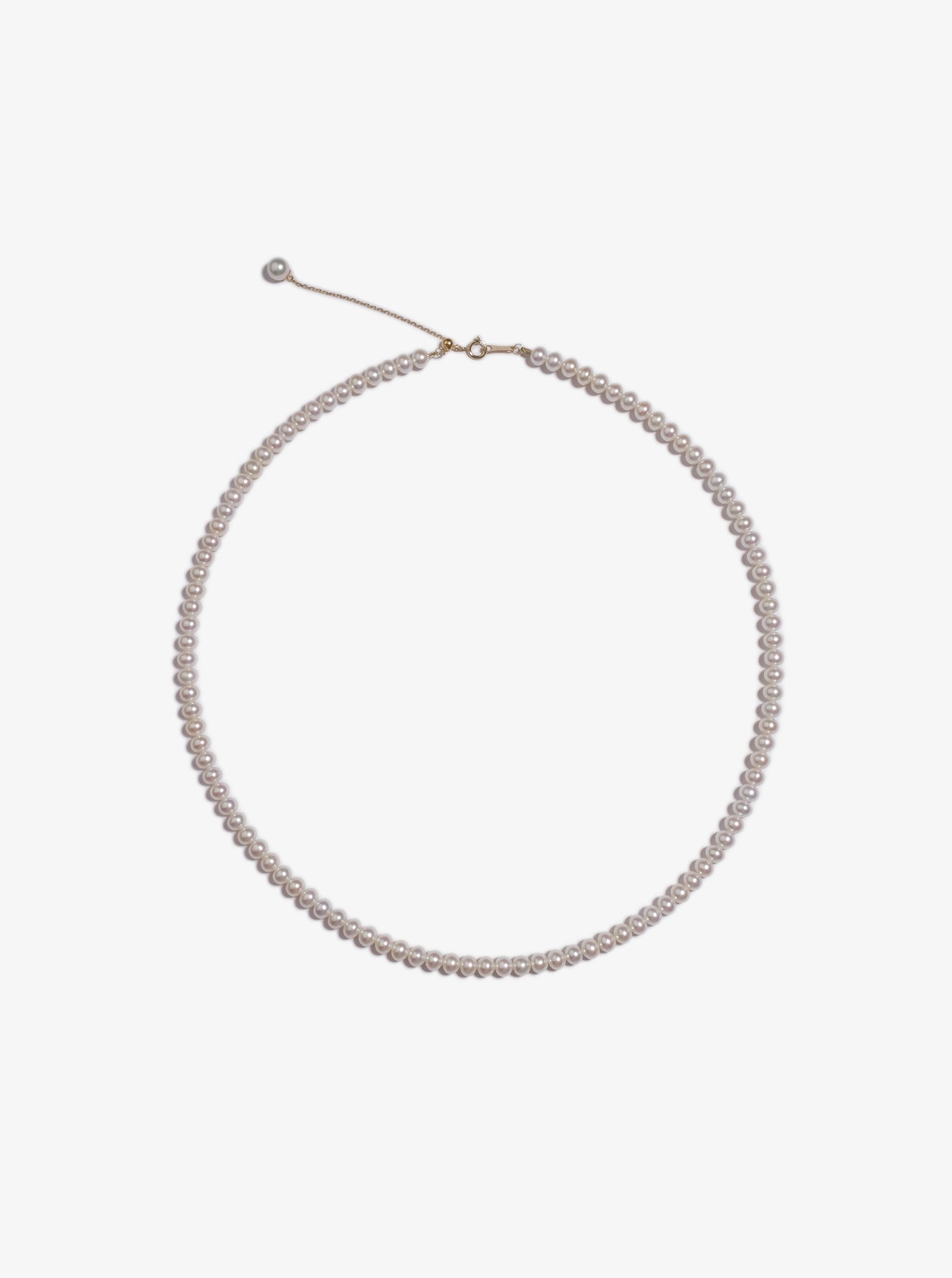 Freshwater Pearl Necklace With 18K Gold FN18K3