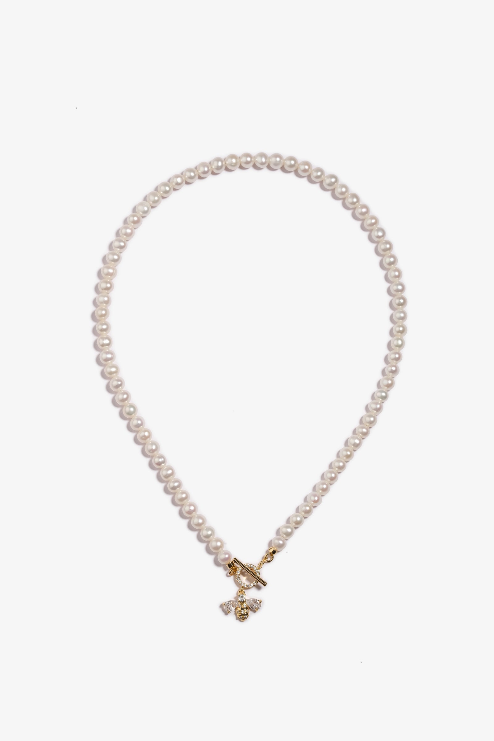 Freshwater Pearl Necklace FN18KGP1