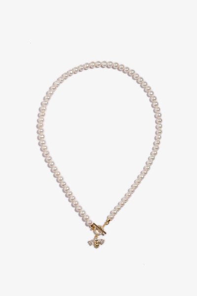 Freshwater Pearl Necklace FN18KGP1