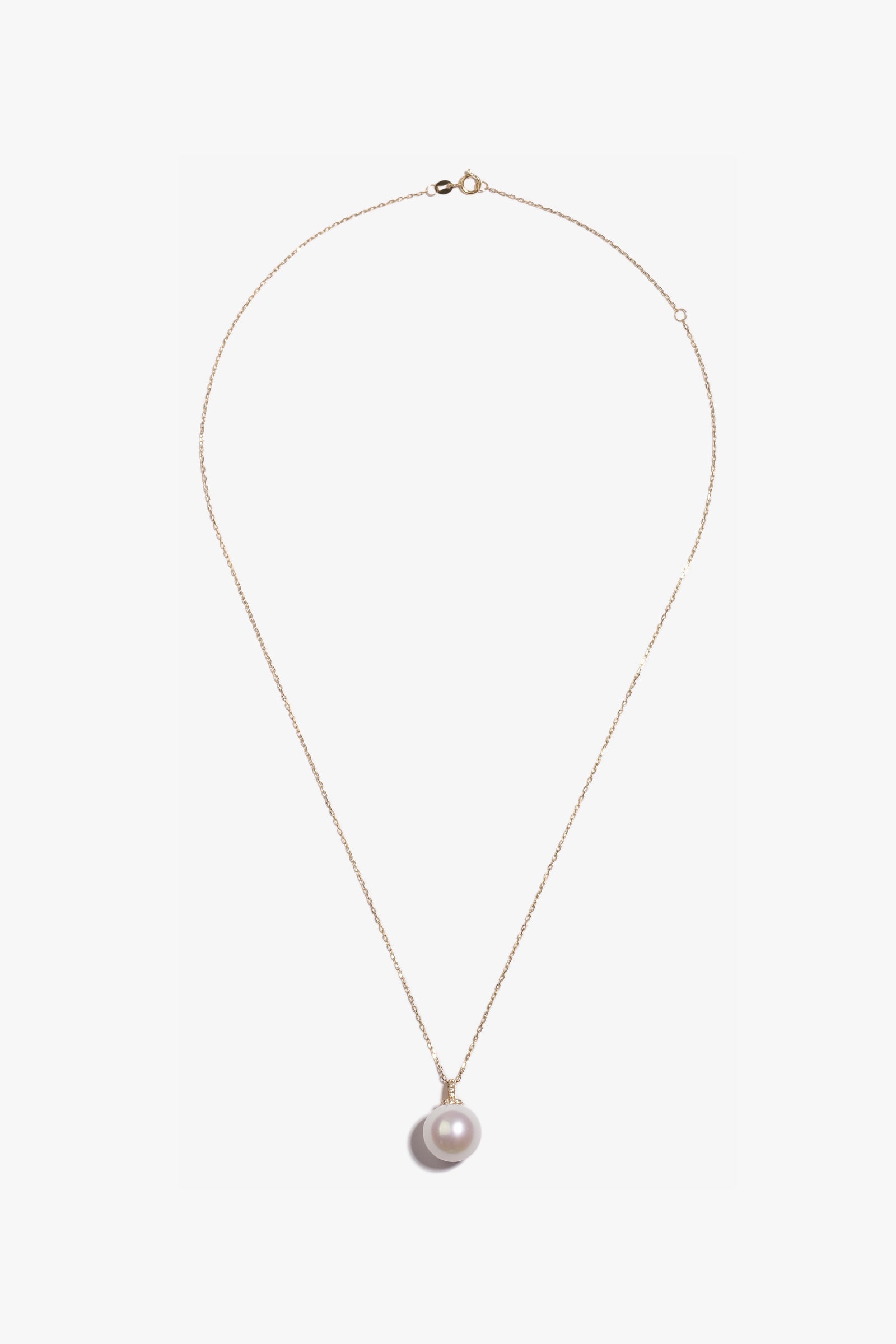 Freshwater Pearl Pendant With 18K Gold  FP18K24