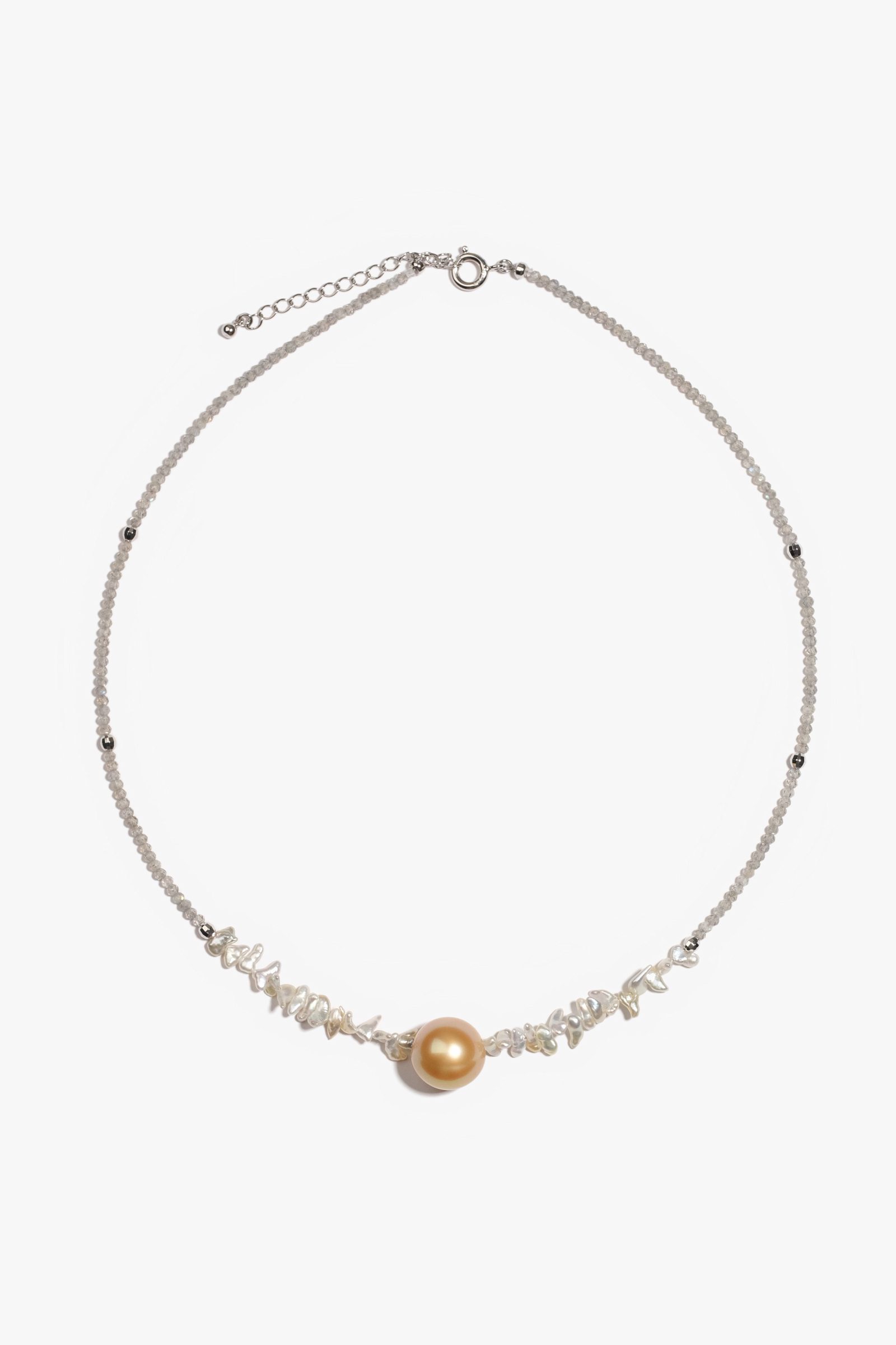 Golden South Sea Pearl Necklace GSNS4