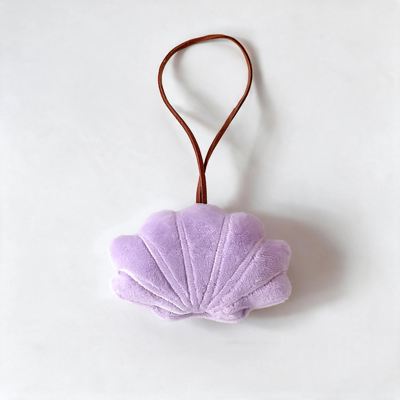 Shell Bag Charm — Lavender